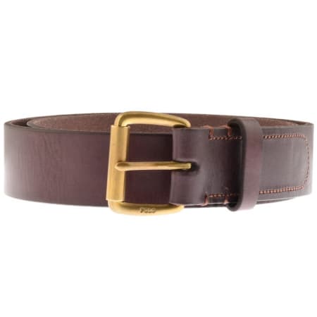 Product Image for Ralph Lauren Tmbled Leather Belt Brown