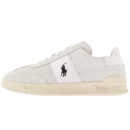 Product Image for Ralph Lauren Heritage Aera Trainers Off White