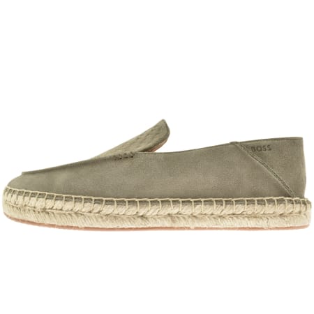 Product Image for BOSS Madeira Slip On Shoes Open Green
