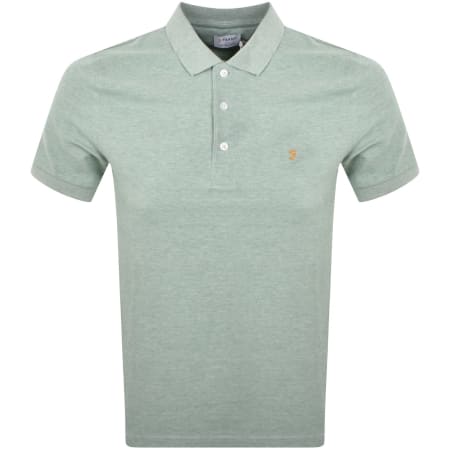 Product Image for Farah Vintage Blanes Polo T Shirt Green