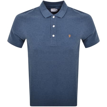 Product Image for Farah Vintage Blanes Polo T Shirt Blue