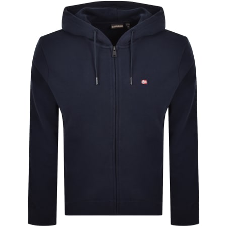 Product Image for Napapijri Balis Full Zip Hoodie Blue Marine