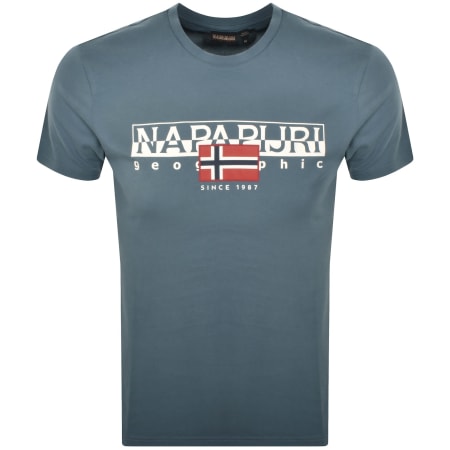 Product Image for Napapijri S Aylmer T Shirt Blue