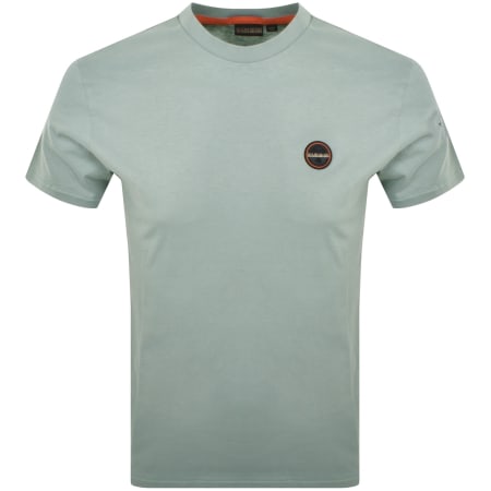 Product Image for Napapijri Badge Logo T Shirt Green