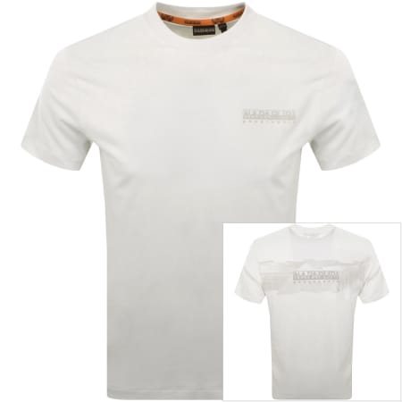 Product Image for Napapijri Salis Logo T Shirt White