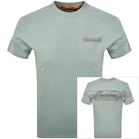 Product Image for Napapijri Vanni Logo T Shirt Green