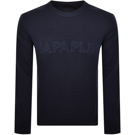 Product Image for Napapijri Ambra Knit Jumper Blue Marine
