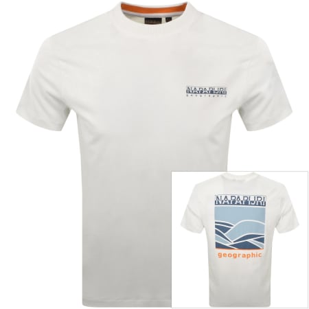 Product Image for Napapijri Sovana Logo T Shirt White