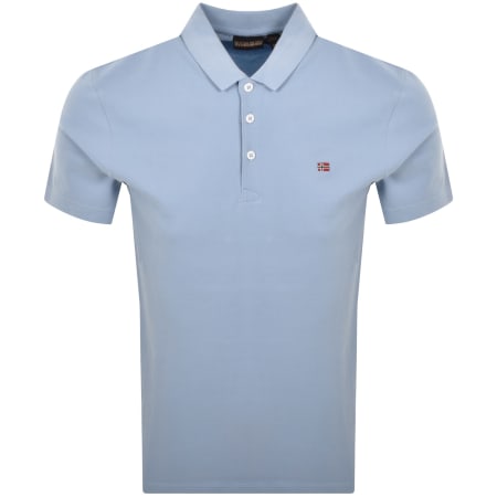 Product Image for Napapijri Ealis Short Sleeve Polo T Shirt Blue