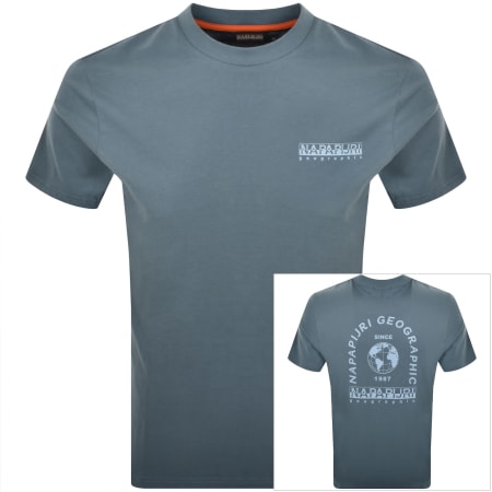 Product Image for Napapijri Dati Logo T Shirt Grey