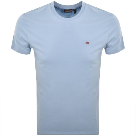 Product Image for Napapijri Salis Sum Logo T Shirt Blue