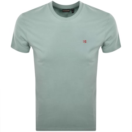 Product Image for Napapijri Salis Sum Logo T Shirt Green