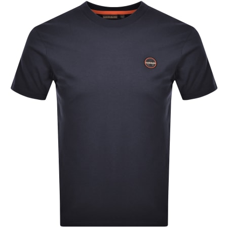 Product Image for Napapijri Salis Logo T Shirt Navy