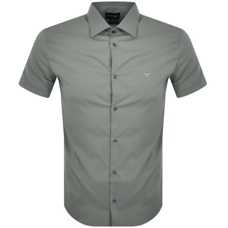 Product Image for Emporio Armani Short Sleeved Shirt Green