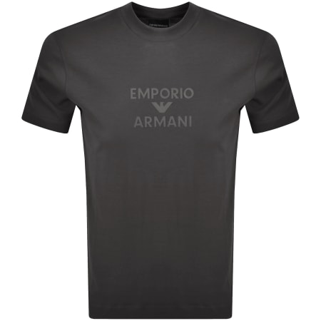 Product Image for Emporio Armani Short Sleeve Logo T Shirt Black