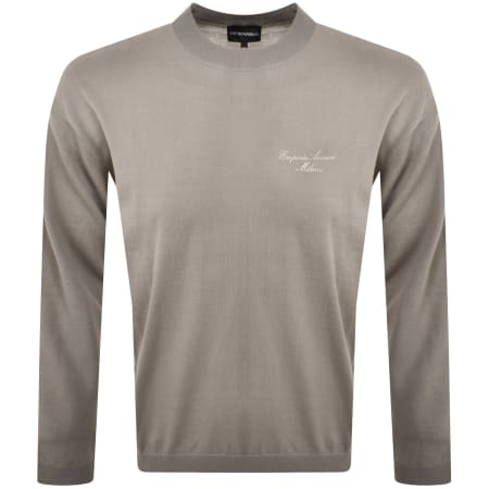 Product Image for Emporio Armani Wool Jumper Driftwood