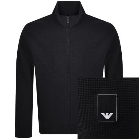 Product Image for Emporio Armani Full Zip Sweatshirt Navy