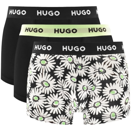 Product Image for HUGO 3 Pack Trunks Black