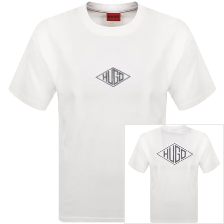 Product Image for HUGO Darunu T Shirt White