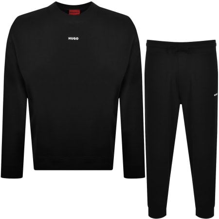 Product Image for HUGO Dapo Crew Neck Tracksuit Black