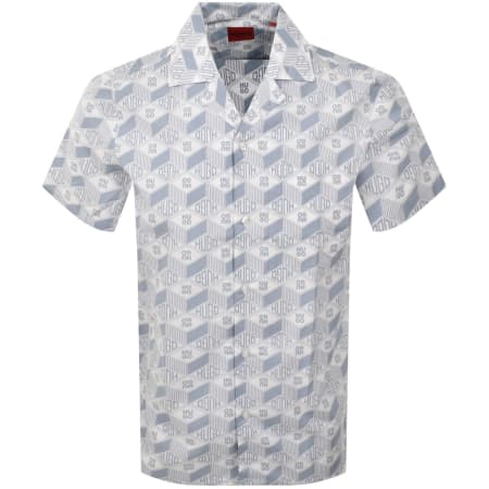 Product Image for HUGO Ellino Straight Fit Shirt Blue