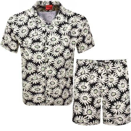 Product Image for HUGO Dazy Short Set Black