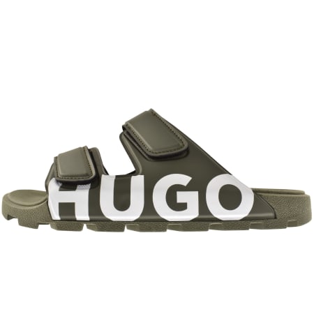 Product Image for HUGO Evander Sliders Green