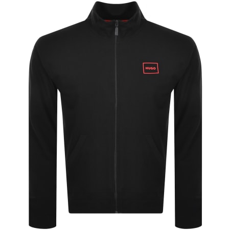 Product Image for HUGO Full Zip Laze Sweatshirt Black