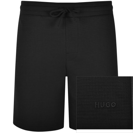 Product Image for HUGO Austin Waffle Shorts Black
