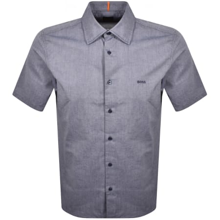 Product Image for BOSS Rash 2 Short Sleeved Shirt Navy