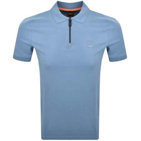 Product Image for BOSS Passerzip Polo T Shirt Blue