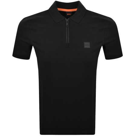 Product Image for BOSS Passerzip Polo T Shirt Black