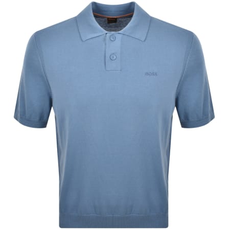 Product Image for BOSS Asac P Knit Polo T Shirt Blue