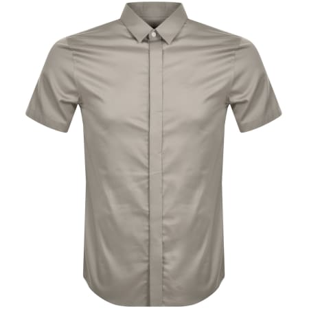 Product Image for Armani Exchange Slim Fit Shirt Plaza Taupe
