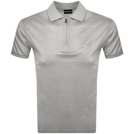 Product Image for Emporio Armani Short Sleeved Polo T Shirt Grey