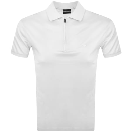 Product Image for Emporio Armani Short Sleeved Polo T Shirt White