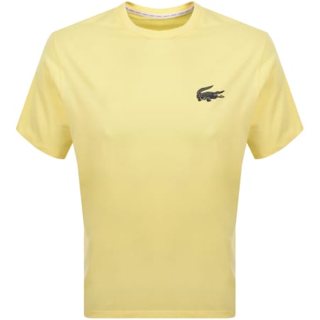 Product Image for Lacoste Loungewear Logo T Shirt Yellow