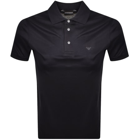 Product Image for Emporio Armani Short Sleeved Polo T Shirt Navy