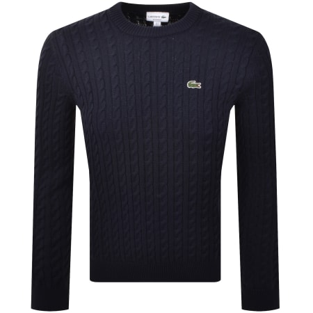 Product Image for Lacoste Cable Knit Jumper Navy
