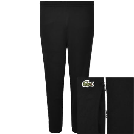 Product Image for Lacoste Logo Tapered Fit Joggers Black