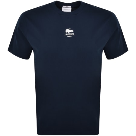 Product Image for Lacoste Paris Small Logo T Shirt Navy