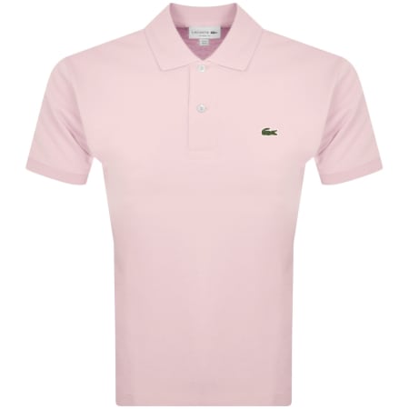 Product Image for Lacoste Short Sleeved Polo T Shirt Pink