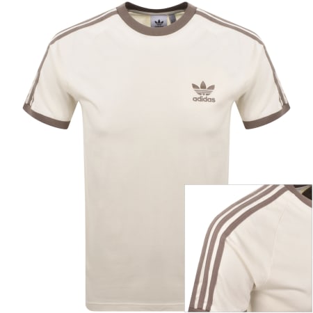 Product Image for adidas Originals 3 Stripes T Shirt Beige