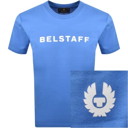 Product Image for Belstaff Staple Logo T Shirt Hydra Blue