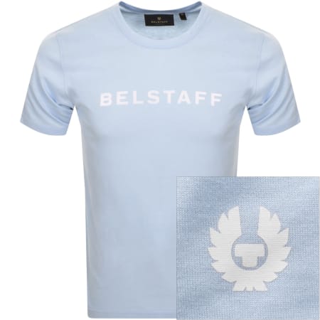 Product Image for Belstaff Staple Logo T Shirt Sky Blue