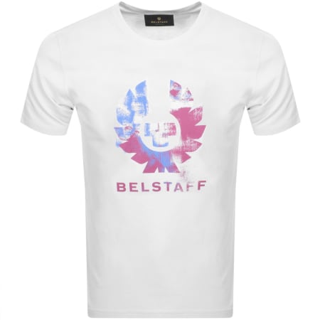 Product Image for Belstaff Blur Phoenix Graphic T Shirt White