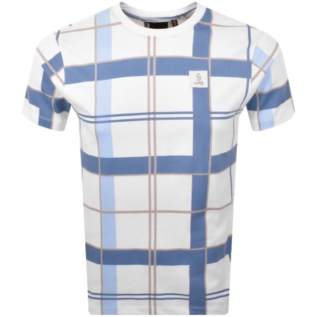 Product Image for Luke 1977 Birdoswald Check T Shirt White