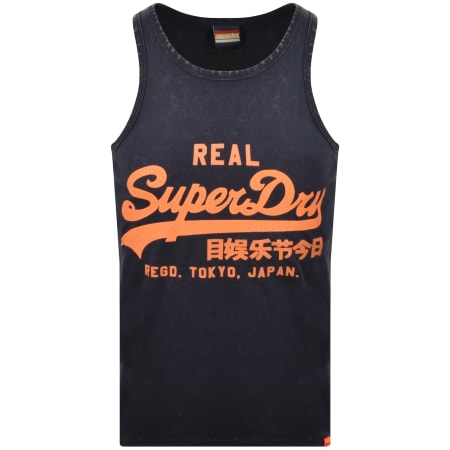 Product Image for Superdry Cali Logo Vest Eclipse Navy