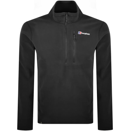 Product Image for Berghaus Prism Micro Half Zip Sweatshirt Black