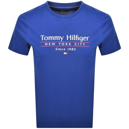 Product Image for Tommy Hilfiger Center Stack T Shirt Blue